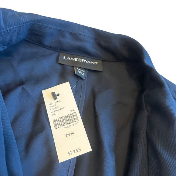 Lane Bryant Open-Front Lightweight Blazer Jacket Sweater Size 22/24 Women's NWT - Picture 4 of 12
